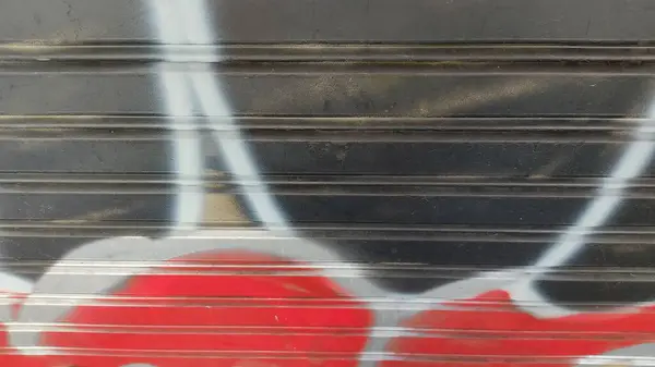 Siyah beyaz boya desenli soyut bir arkaplan