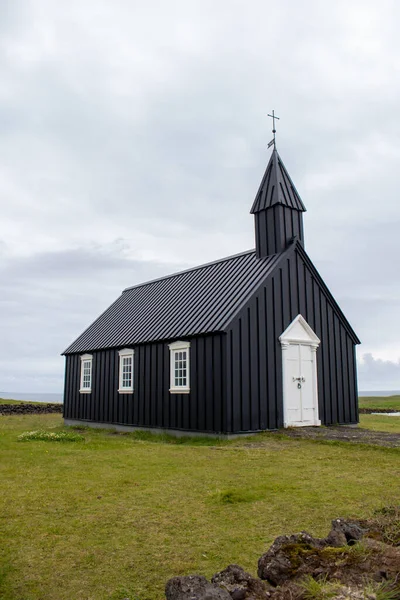 Iceland Black Church. High quality photo