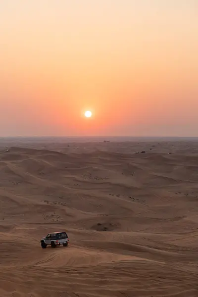 Dubai 'deki Kızıl Kum Çölü' nde güzel bir gün batımı