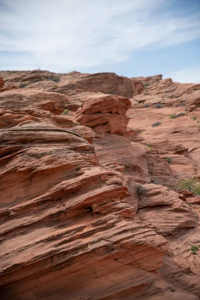 Close Red Rock Formation Arizona Usa — Stock Photo, Image