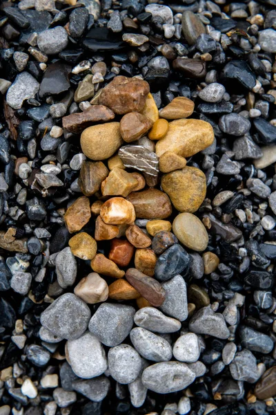 Влажные Камни Банфе Красивыми Яркими Цветами Узорами — стоковое фото