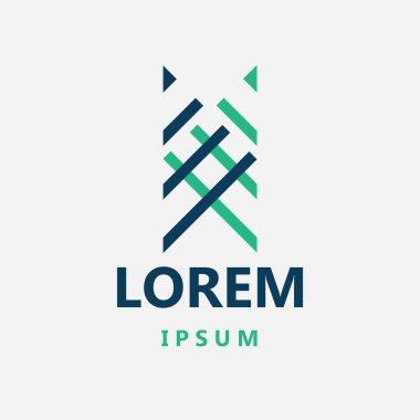Soyut geometrik şekiller seti, tasarım elementleri, beyaz arkaplanda izole edilmiş çok renkli.