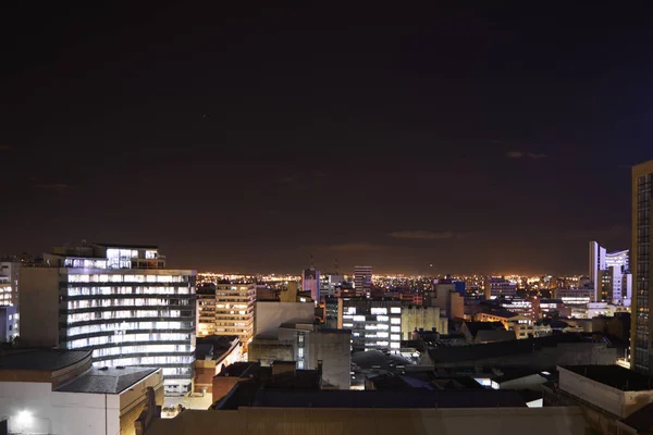 从摩天大楼的屋顶到波哥大市 — 图库照片