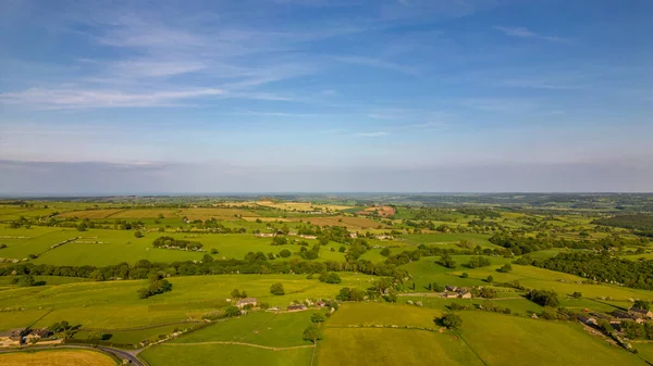 英国乡村美丽的风景景观 — 图库照片