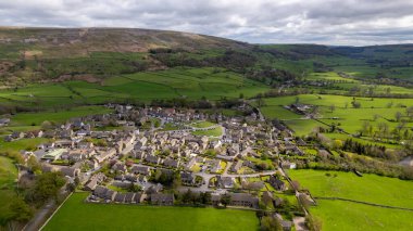 Kazak, Yorkshire, İngiltere 'nin hava manzarası.