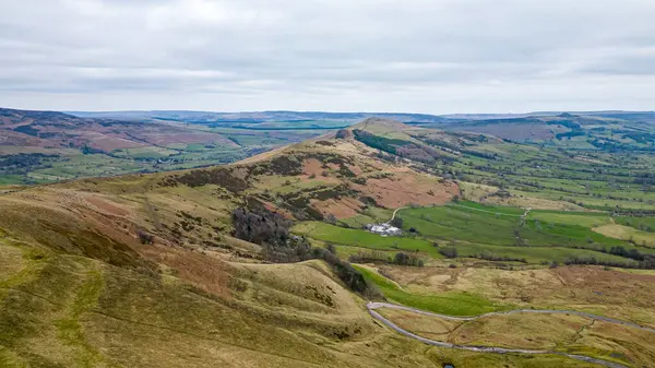 イギリスの田舎の空中風景 — ストック写真