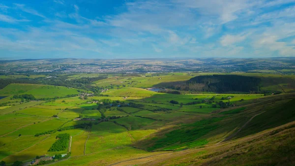 Luftaufnahme Der Englischen Landschaft — Stockfoto