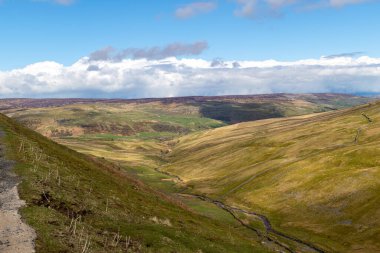 Yorkshire Dales Ulusal Parkı 'nın zirvesi, İngiltere, İngiltere