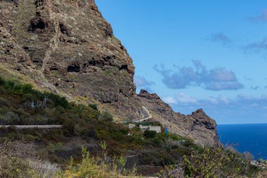 Portekiz, Madeira Adası 'ndaki güzel dağ manzarası