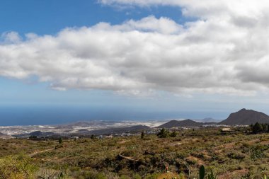 Tenerife 'nin güzel manzarası, kanarya adaları