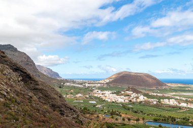 Tenerife adasının güzel manzarası, kanarya adaları.
