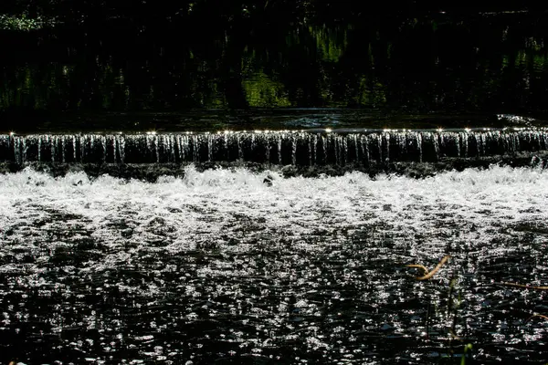 Voda Tekoucí Potoka Řeky — Stock fotografie