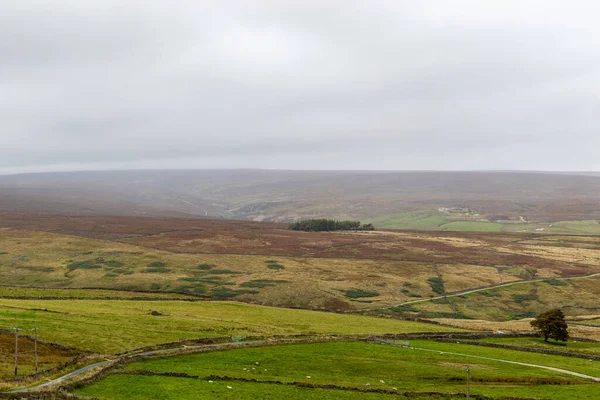 Pohled Krajinu Yorkshire Dales Národního Parku Anglii — Stock fotografie