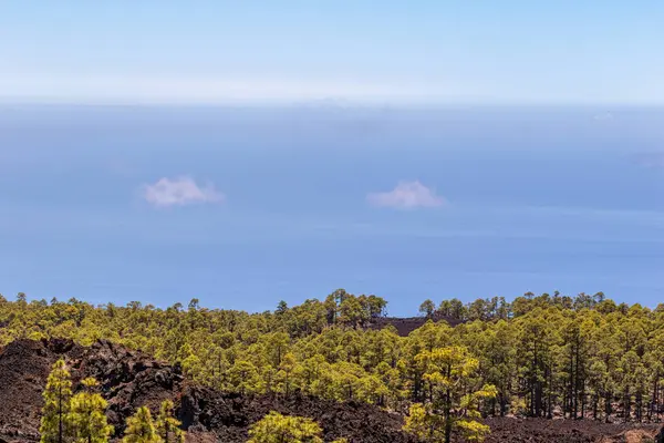 Ilha Tenerife Espanha Vista Vulcão Teide Ilha — Fotografia de Stock