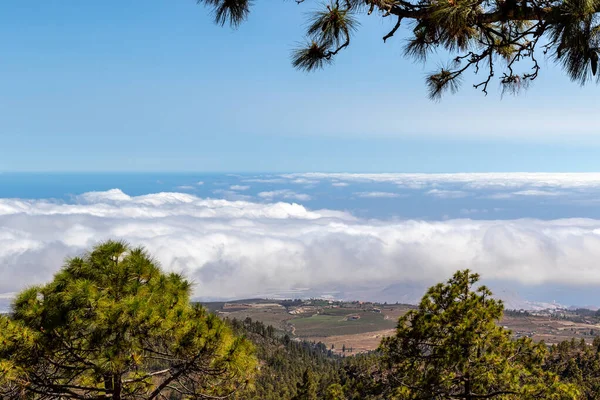 Tien Jaar Uitzicht Bergen Vanaf Vulkaan Tiide Tien Jaar Spanje — Stockfoto