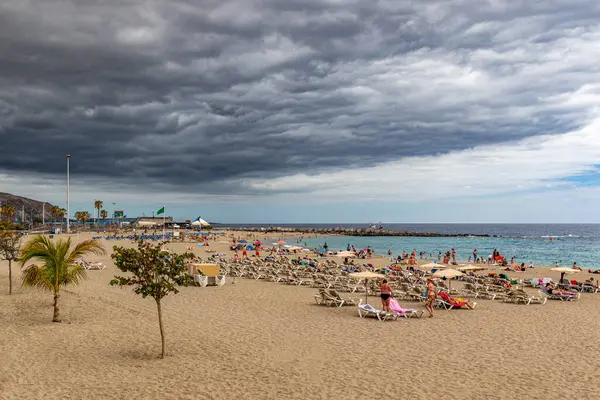 Playa Del Las Las Gran Canaria Spain — стоковое фото