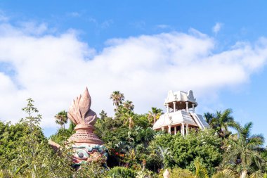 Barselona şehrindeki parkta.