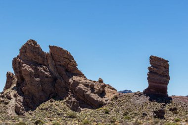 Kanarya adalarındaki tetetenerife kayası, İspanya.