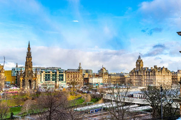 Blick Auf Die Stadt Edinburgh — Stockfoto