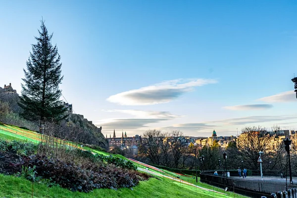 Edinburgh Colina Invierno — Foto de Stock