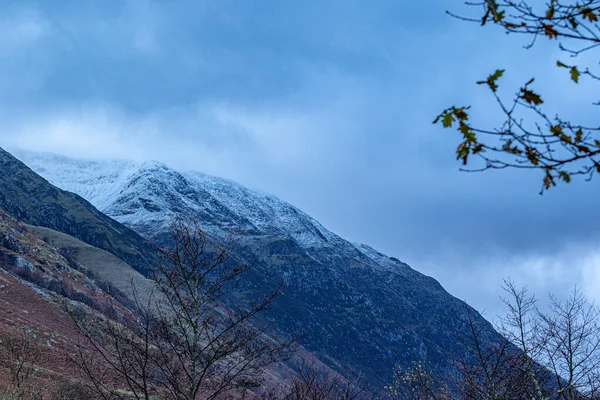 Paesaggio Invernale Degli Altopiani Scozzesi Nel Regno Unito — Foto Stock
