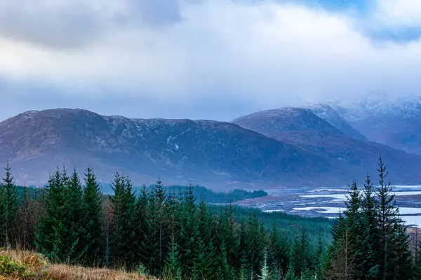 Den Vakre Utsikten Skotske Fjellene – stockfoto