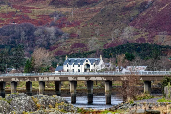 Σκωτία Δεκέμβριος Σκωτία Scottish Τοπίο Παραδοσιακή Αρχιτεκτονική Της Σκωτίας Και — Φωτογραφία Αρχείου
