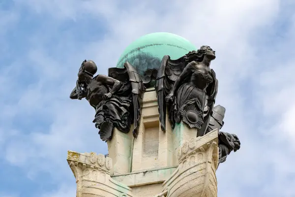 Статуя Памятника Городе Барселона — стоковое фото