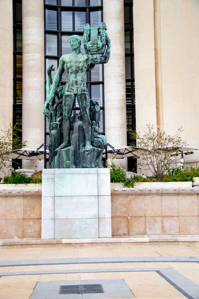 stock image paris, france - april 2 0, 2 0 1 9 : the sculpture of the louvre in the museum of the city