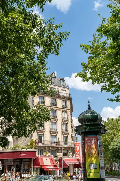 Paryż Francja Maja Typowy Architektoniczny Detal Paryża Francja — Zdjęcie stockowe
