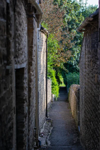 Vertical Shot Street Old Town France — Stock Photo, Image