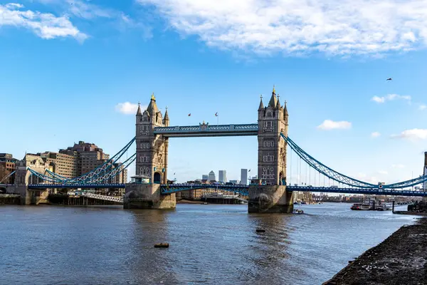 Puente Londres Con Gran Ben — Foto de Stock