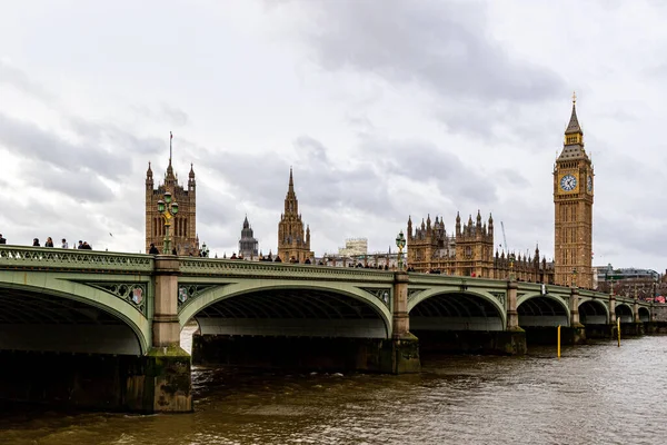 Big Ben Puente Londres — Foto de Stock