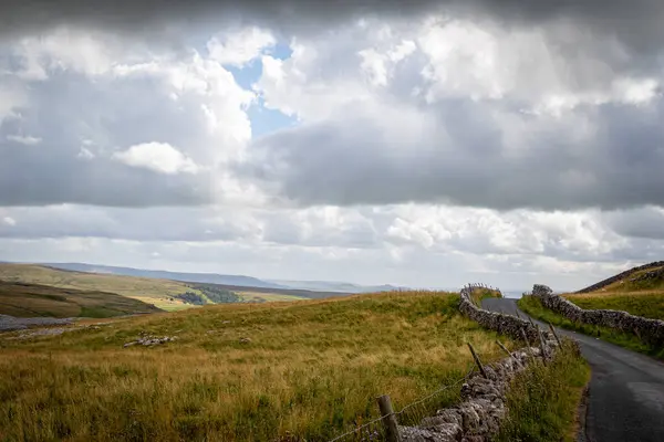 Uitzicht Vanaf Weg Naar Top Van Yorkshire National Park Yorkshire — Stockfoto