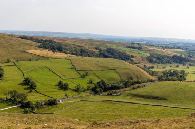 Yorkshire Dales Ulusal Parkı 'nın güzel manzarası