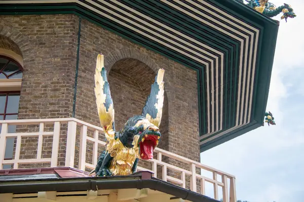 Скульптура Дракона Лондоне Сша — стоковое фото