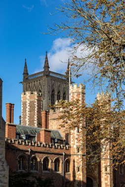 Şatonun ve eski şehrin manzarası