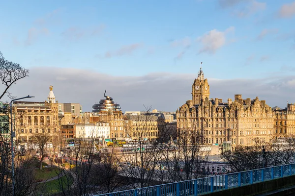 Edinburgh Πόλη Και Παλιά Σπίτια — Φωτογραφία Αρχείου