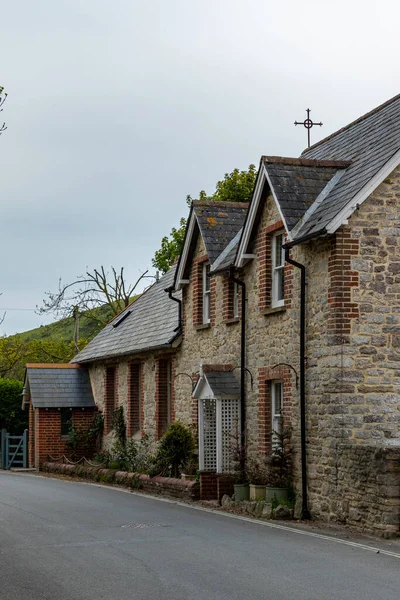 Ein Typisch Englisches Dorf Auf Dem Land Von England — Stockfoto