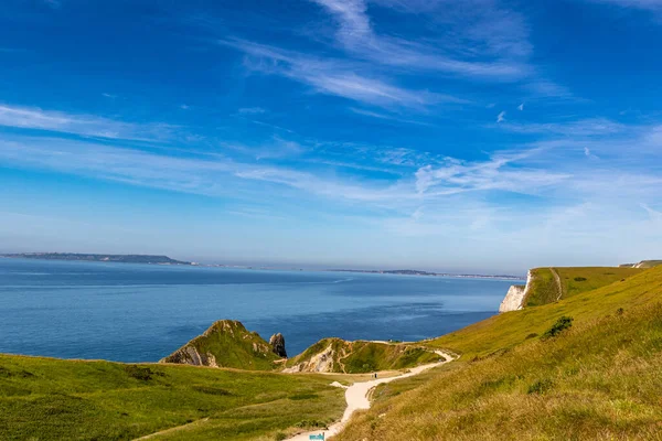 Вид Скелі Море Англії — стокове фото
