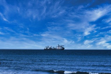 Güzel bir deniz manzarası. Doğa, seyahat