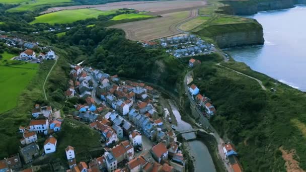 Letecký Záběr Vesnice Severu Portugalska — Stock video