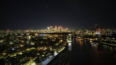 Londra 'nın gece manzarası, Birleşik Krallık