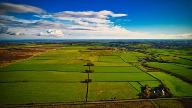 tarlaların havadan görüntüsü