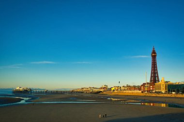 Liverpool, İngiltere 'nin ünlü manzarası..