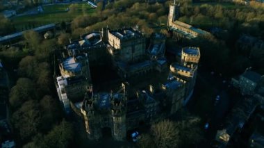 İskoçya 'daki Edinburgh şehrinin manzarası