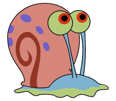 Sünger Bob Squarepants 'daki çizgi film karakteri Salyangoz Gerry.