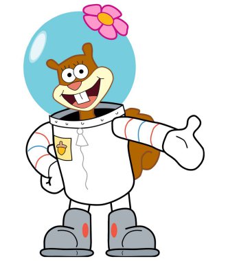 Çizgi film karakteri Sandy Cheeks