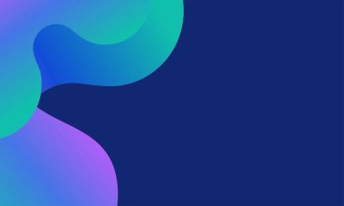 Sıvı dalga gradyan tasarımı arka plan mavi mor soyut