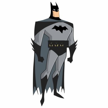 karikatür süper Batman vektör çizimi